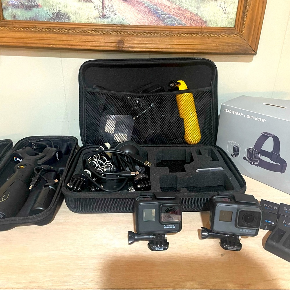 GoPro Bundle- 2 Cameras with Accessories!